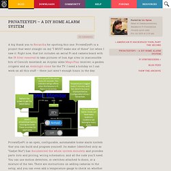 PrivateEyePi – a DIY home alarm system