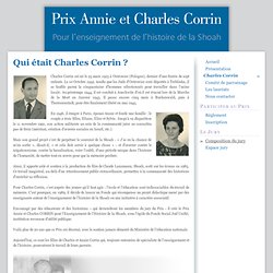 Prix Annie et Charles Corrin - Charles Corrin