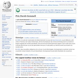 Prix David-Gemmell