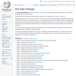 Prix Julia-Verlanger