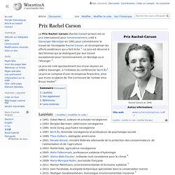 Prix Rachel Carson