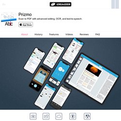 Prizmo: Pro Scanning & OCR app for iPhone and iPad — About