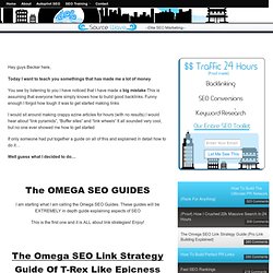 The Omega Strat - Pro Linkbuilding Method