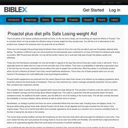 Proactol plus weight loss pills Safe Burn the fat Help