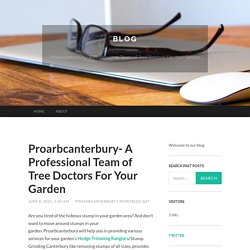 Proarbcanterbury- A Professional Team of Tree Doctors For Your Garden