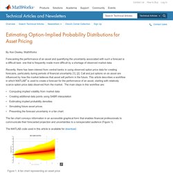 Estimating Option-Implied Probability Distributions for Asset Pricing