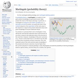 Martingale (probability theory)