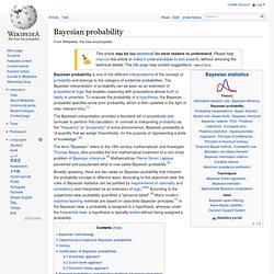 Bayesian probability