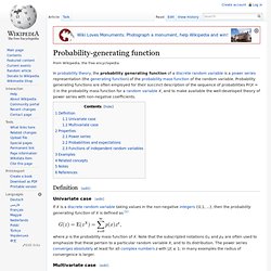 Probability-generating function