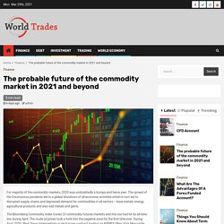 The probable future of the commodity market in 2021 and beyond