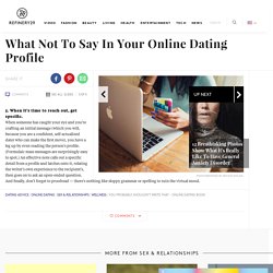 You Probably Shouldn't Write That - Online Dating Book
