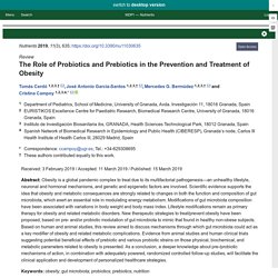 The Role of Probiotics and Prebiotics in the Prevention and Treatment of Obesity