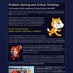 Problem Solving & Critical Thinking with Scratch