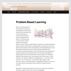 Problem-Based Learning