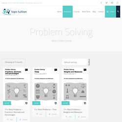 Problem Solving Archives