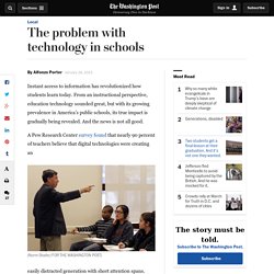 The problem with technology in schools