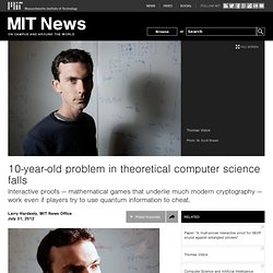 10-year-old problem in theoretical computer science falls
