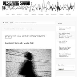 What’s The Deal With Procedural Game Audio?