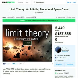 Limit Theory: An Infinite, Procedural Space Game by Josh Parnell