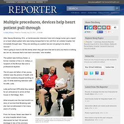 Multiple procedures, devices help heart patient pull through