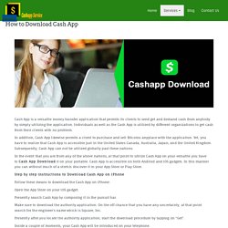 The process to Download Cash App is the easiest way possible