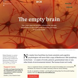 The Empty Brain