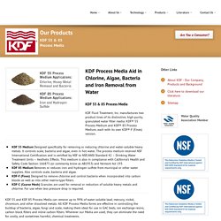 KDF Process Media for bacteria removal, iron removal from water