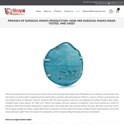 Process of Surgical Masks production: How are surgical masks made, tested, and used? – Strapit Sports Medical