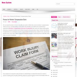 Process for Workers’ Compensation Claim