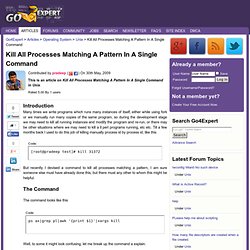 Kill All Processes with ps ax