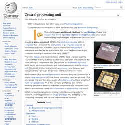 Central processing unit