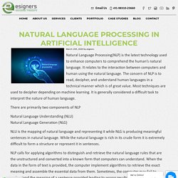 NATURAL LANGUAGE PROCESSING IN ARTIFICIAL INTELLIGENCE
