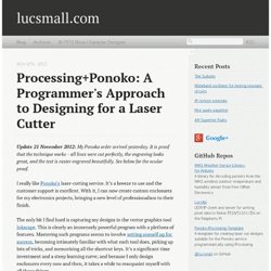 Processing+Ponoko: A programmer's approach to designing for a laser cutter - lucsmall.com