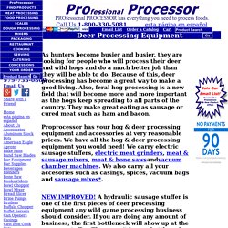 Best Deer Processing Equipment