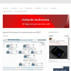 Apache NiFi processor for streamed audio over MQTT