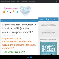 Le processus de la Communication Non Violente (CNV) dans les conflits : pourquoi ? comment ?