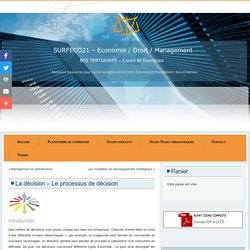 SURFECO21 - Economie / Droit / Management