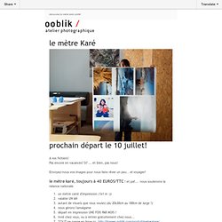 Prochain départ du mètre karé!