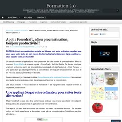 Appli : Forcedraft, adieu procrastination, bonjour productivité !