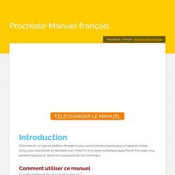 Procreate Manuel français -