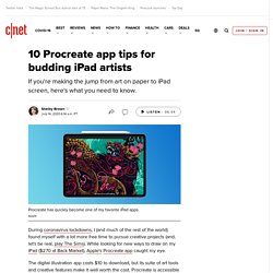 10 Procreate app tips for budding iPad artists