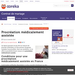 Procréation médicalement assistée (PMA) : conditions époux