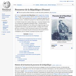 Procureur de la République (France)