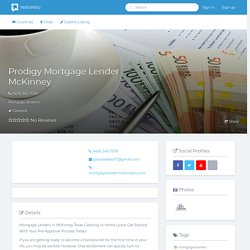 Prodigy Mortgage Lender McKinney