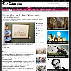 The Telegraph - Kieron Williamson nets £100,000 in 10 minutes