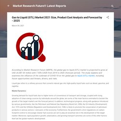 May 2021 Report on Global Gas Generator Market Overview, Size, Share and Trends 2021-2026