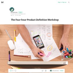 The Four-hour Product Definition Workshop