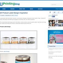 25 Product Label Design Inspiration