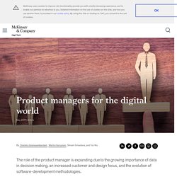 Product managers for the digital world