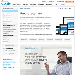 About Huddle - Enterprise Content Collaboration Software